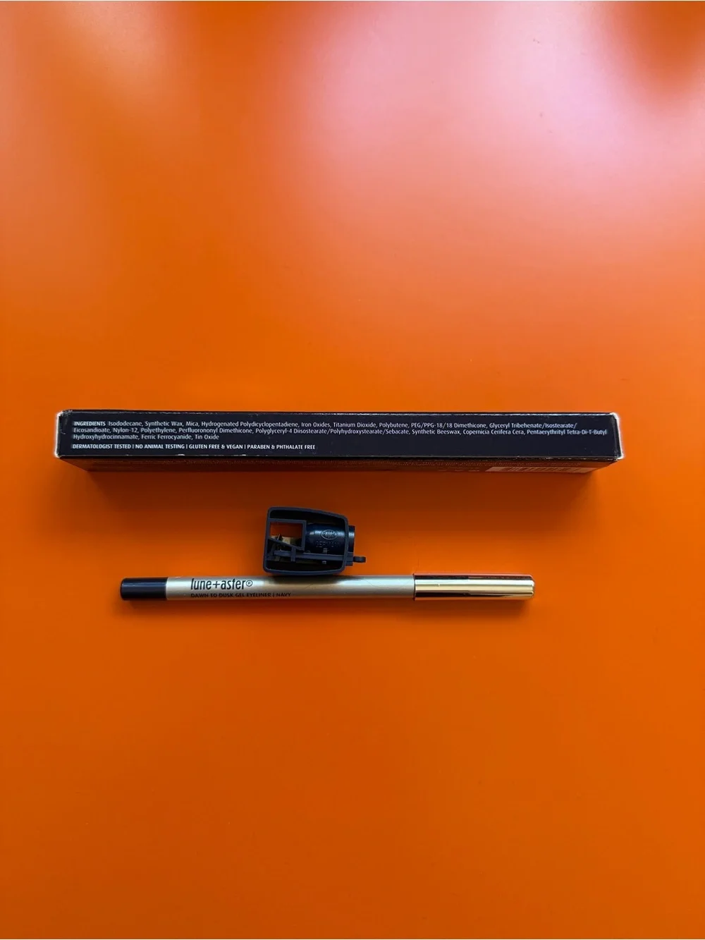 lune+aster swipe+go Dawn to Dusk Gel Eyeliner Pencil in Navy with sharpener NWT